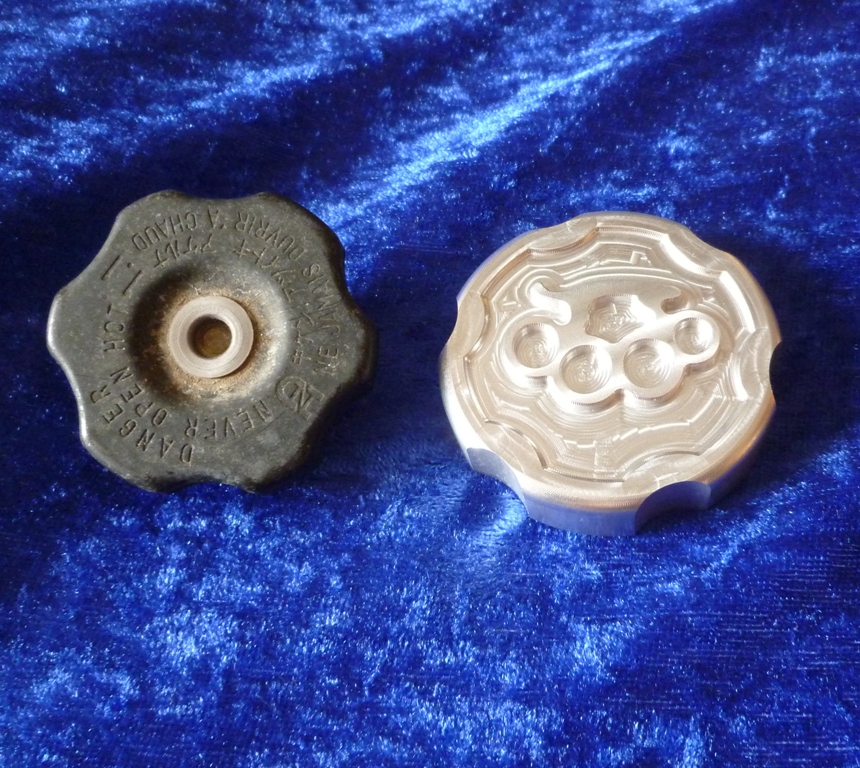 CNC Alu Kühlerdeckel Modell: Borg 1. CNC Alu Kühlerdeckel Modell: Borg 1.